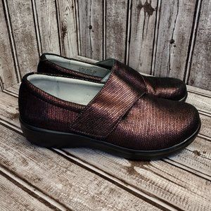 Alegria | "Lauryn" Metallic Shimmer Loafers EU 38 US 8-8.5